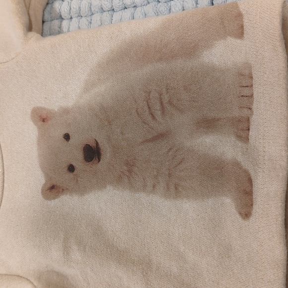 Carter's Cream Baby Polar Bear Cozy Pullover - Picture 7 of 13